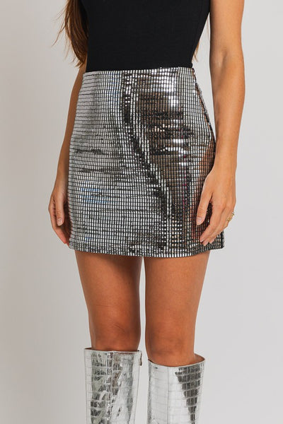 Disco mini skirt