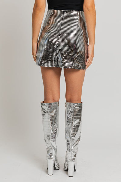Disco mini skirt