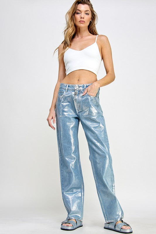 B Silver jeans