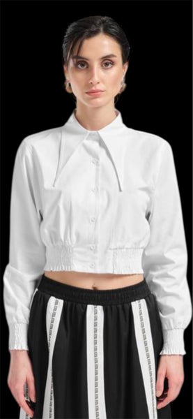 Camisa cuello largo