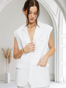 Vest Oversized White