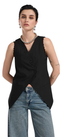 Open back vest